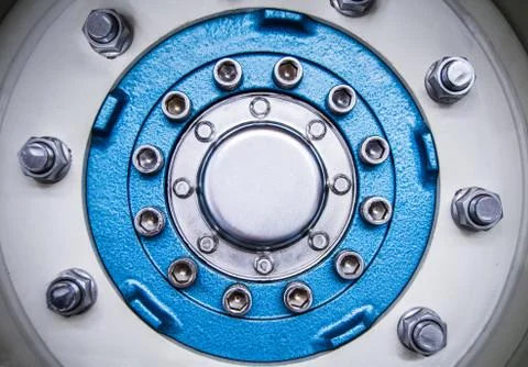 Engine Part Detail Foto stock