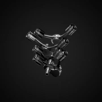 Engine part isolated Illustrazione stock