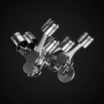 Engine part isolated Stock Illustration