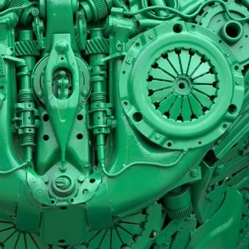 Engine parts. Stock Photos