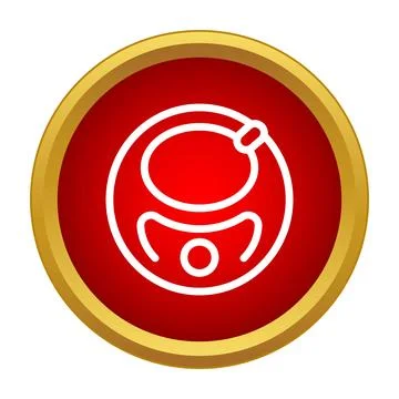 Engine piston combustion mechanism machine part icon Stock Illustration