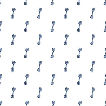 Engine piston connecting rod seamless pattern repeating wallpaper Illustrazione stock
