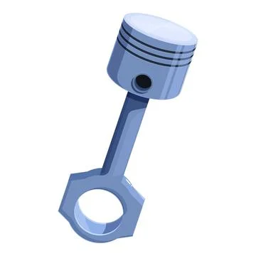 Engine piston generating power for combustion engine performance Stock Illustration