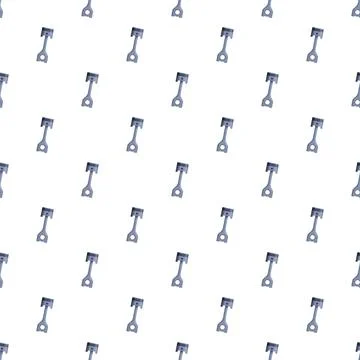 Engine piston mechanical part seamless repeating pattern イラスト素材
