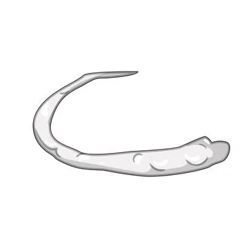Engine plane smoke trail cartoon vector illustration Stock Illustration