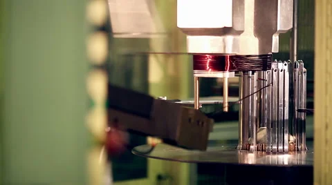 Engine production factory. Electric engine production process Stock Footage 60453517