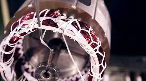 Engine production factory. Electric engine production process Video stock 60565036