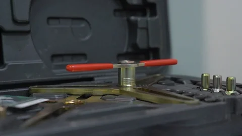 Engine Repair Tools Stock Footage 124522840