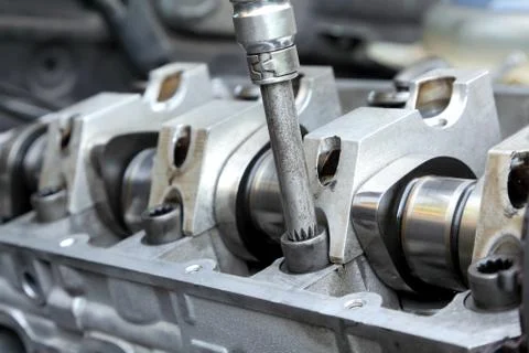 Engine repairing 스톡 사진