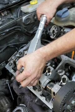 Engine repairing 写真素材
