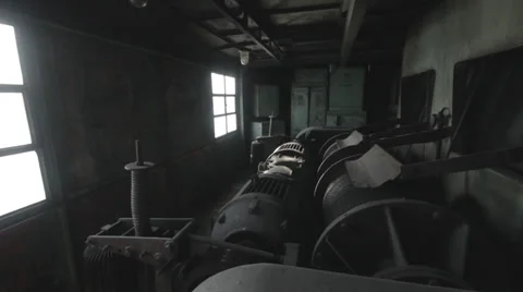 Engine room crane Stock Footage 38085114
