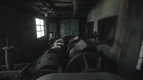 Engine room crane Stock Footage 38085120