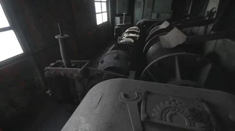 Engine room crane Stock Footage 38085187