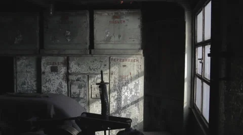 Engine room crane Video stock 38085516