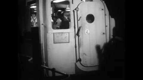 The engine room, hangar deck, and elevator platforms of the USS Forrestal are Stock Footage