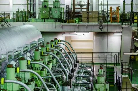 Engine room Stock Photos