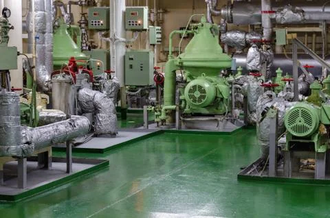 Engine room Stock Photos