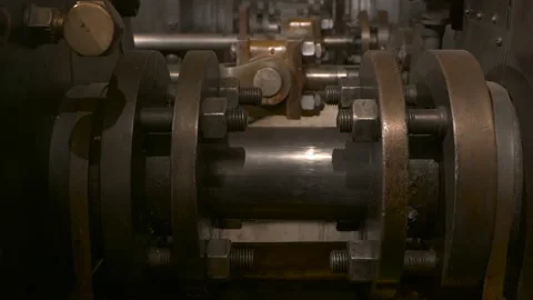 Engine Room Piston Video stock 240081882