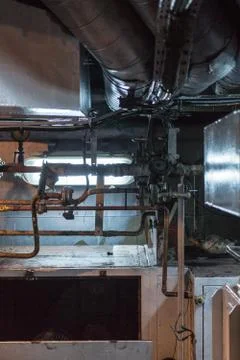 Engine Room on Ship Stock Photos