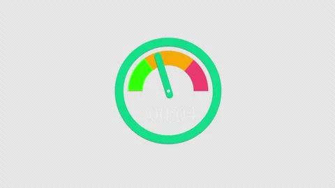 Engine rpm speed meter Performance speedometer concept Loop animation with .. Stock Footage 280257388