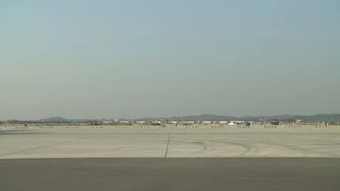 Engine running offload carried out during exercise Vigilant Ace 16 - 2015 Video stock 94418423