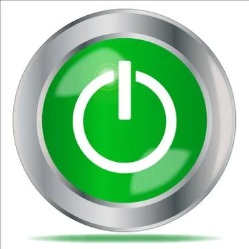 Engine Start Button Stock Illustration