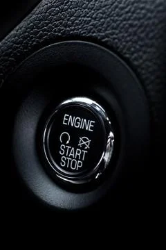 Engine Start Button 스톡 사진