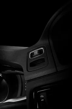 Engine start stop button Stock Photos