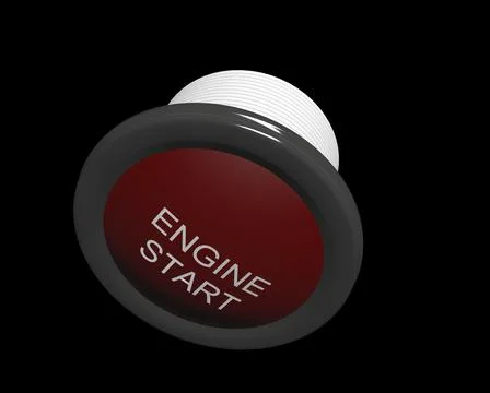ENGINE START SWITCH1 Stock Illustration