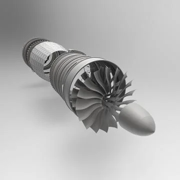 3D Model: Engine Supersonic aircraft #91530055 | Pond5