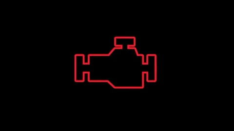 Engine Warning Indicator Stock Footage 336062138