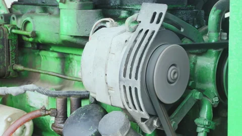 The Engine of a Water Pump For Irrigation 4K 库存影片 222664877