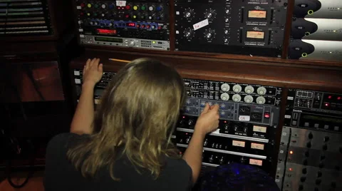 Engineer adjusting gear on big wall Stock Footage 52684112