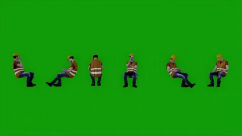 Engineer and building worker Video stock 166163280