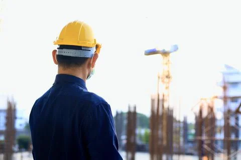 Engineer and construction. Fotos Stock