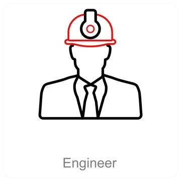 Engineer and under construction icon concept Stock Illustration