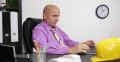Engineer Arrive Office Relaxing Sitting Chair Typing Computer Man Work Laptop 4k or 4k+ Resolution