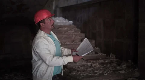 The Engineer-Builder Is At The Facility 1 Stock Footage 30107671