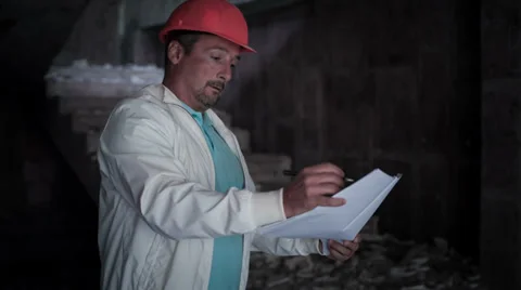 The Engineer-Builder Is At The Facility 3 Stock-Footage 30108653