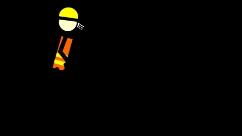 Engineer calling on a phone 動画素材 90948298