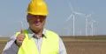 Engineer Check Wind Turbine Field Farm Confident Man Thumbs Up Hand Gesture Sign 4k or 4k+ Resolution