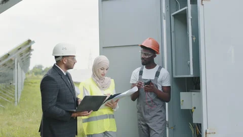 Engineer Checking Power Voltage In Network Circuit Breaker. Electrical Systems Stock Footage 168912951