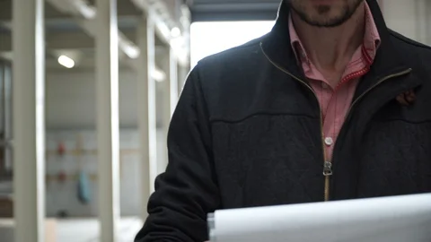 Engineer checks at the factory 스톡 동영상 128935107