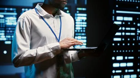 Engineer in cloud computing business 写真素材