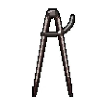 Engineer compass divider pixel art vector illustration sign color Stockillustratie