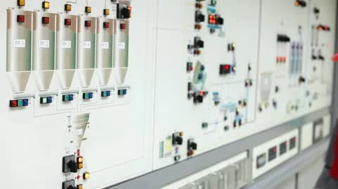 Engineer in the control room Stock Footage 24652769