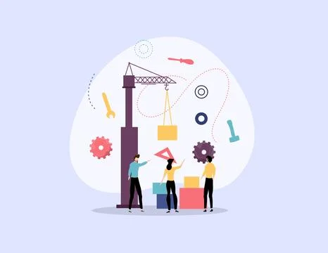 Engineer day illustration vector design for day of engineer event vector Stock Illustration