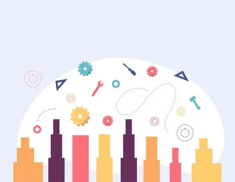 Engineer day illustration vector design for day of engineer event vector Stock Illustration