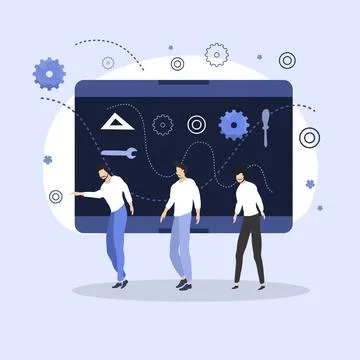 Engineer day illustration vector design for day of engineer event vector Illustrazione stock