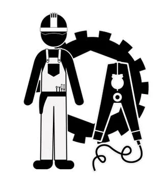 Engineer design Stock Illustration